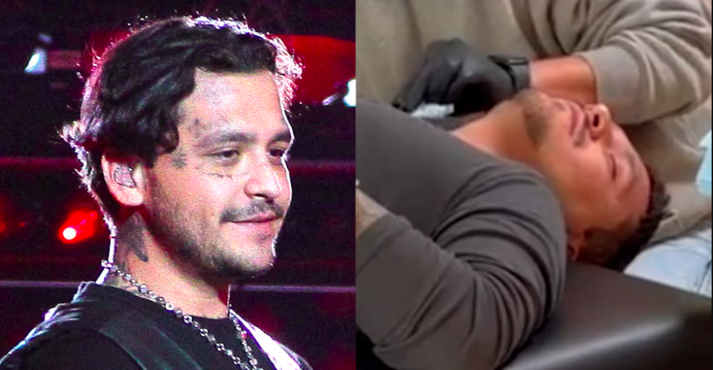 Christian Nodal presume tatuaje dedicado a Ángela Aguilar