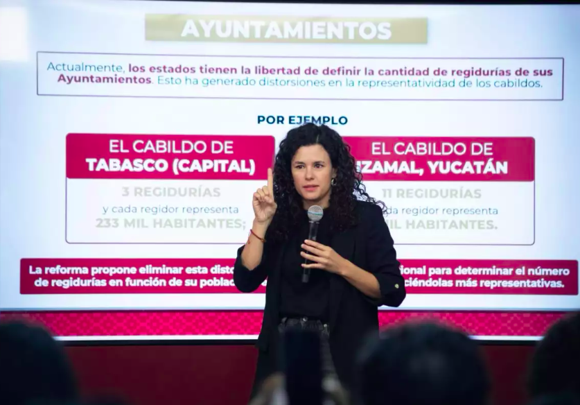 Luisa María Alcalde Luján respalda la reforma electoral de Claudia Sheinbaum