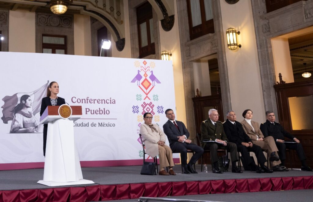 Homicidios dolosos disminuyeron 42% desde septiembre de 2024: Sheinbaum