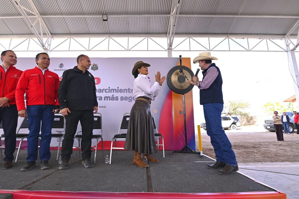 Esteban Villegas y Nancy Vázquez impulsan seguridad y espacios comunitarios en Nombre de Dios