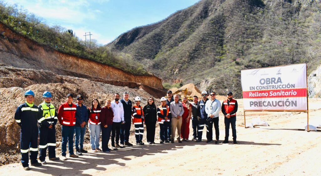 Construyen relleno sanitario en Tayoltita para mejorar limpieza y cuidado ambiental