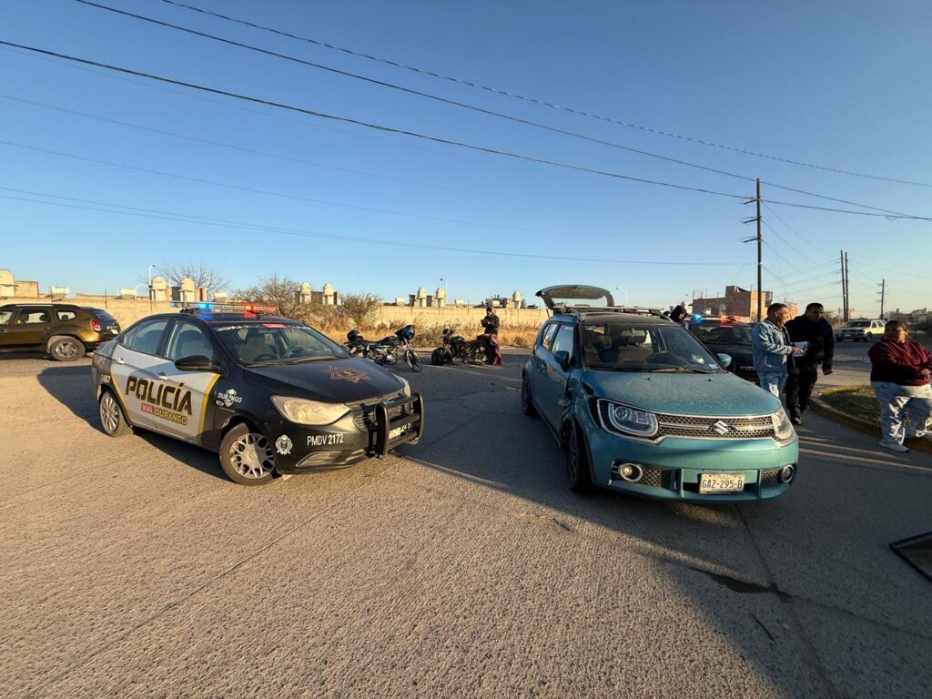 Joven motociclista queda herido en accidente mañanero