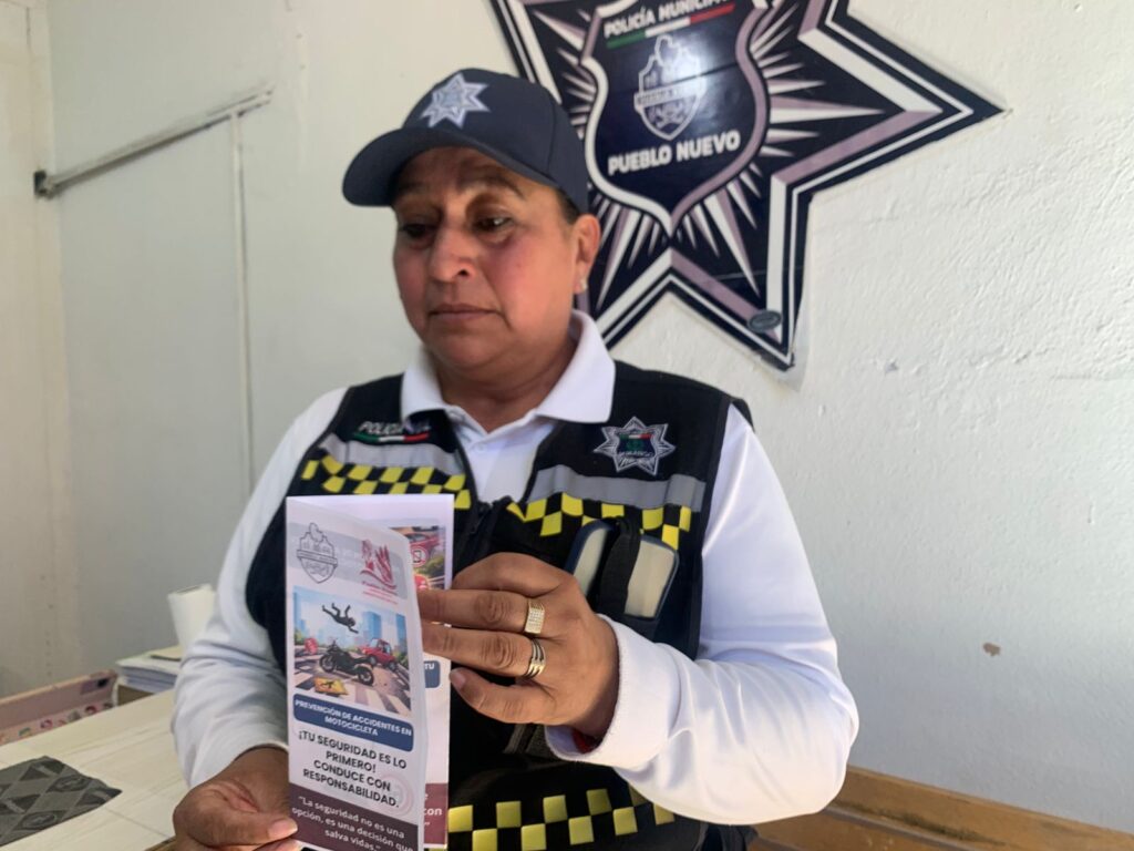 Promueven educación vial en comunidades del municipio