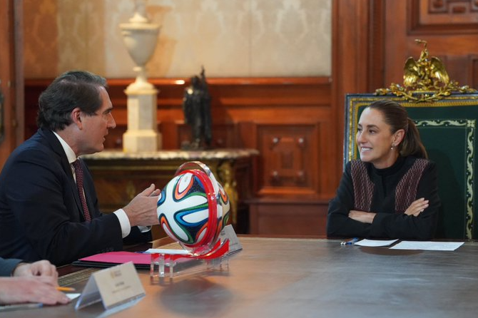 Guadalajara será primer lugar de visita del trofeo de la Copa Mundial 2026: Sheinbaum
