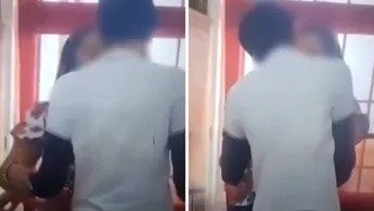 VIDEO exhibe a maestra besando a alumno en telesecundaria de Tabasco