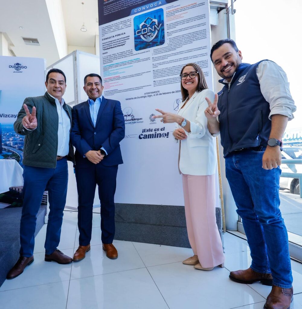 Crece Durango con rumbo ordenado hacia 2040: Plan Parcial Nueva Vizcaya