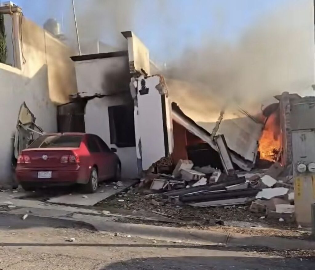 Explosión de vivienda deja un joven grave y su madre herida