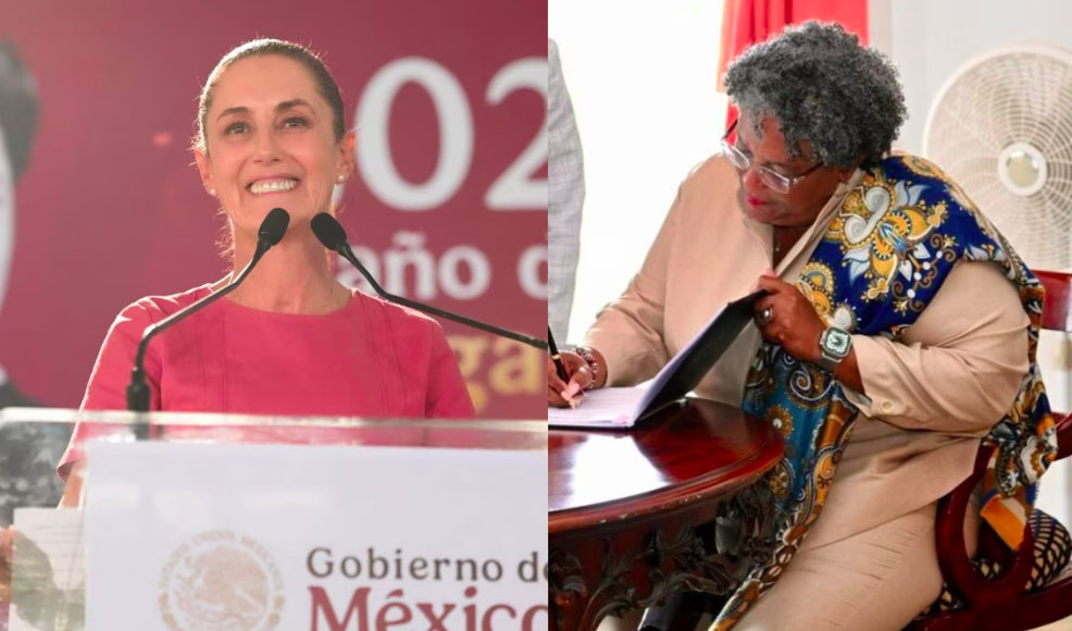 Sheinbaum felicita a Mia Mottley por histórico triunfo electoral en Barbados