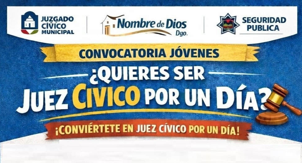 Iniciativa para Estudiantes; Convoca a ser Juez Cívico por un Día