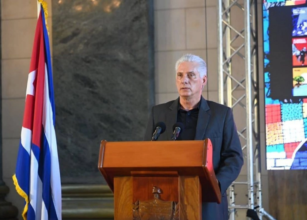 Presidente de Cuba agradece a México la ayuda humanitaria enviada