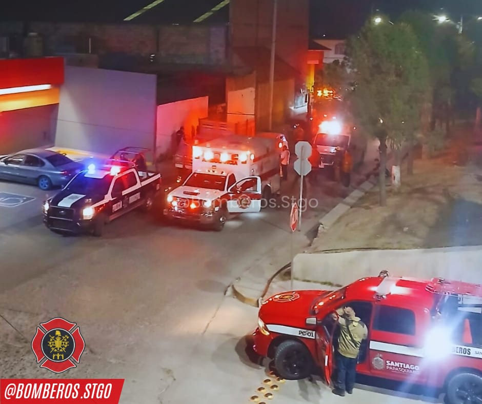 Dos lesionados tras accidente por alcance en el bulevar Ferrocarril en Santiago