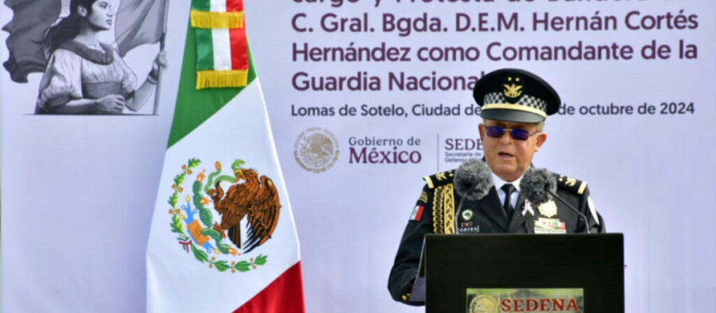 Sheinbaum presenta a nuevo comandante de la Guardia Nacional