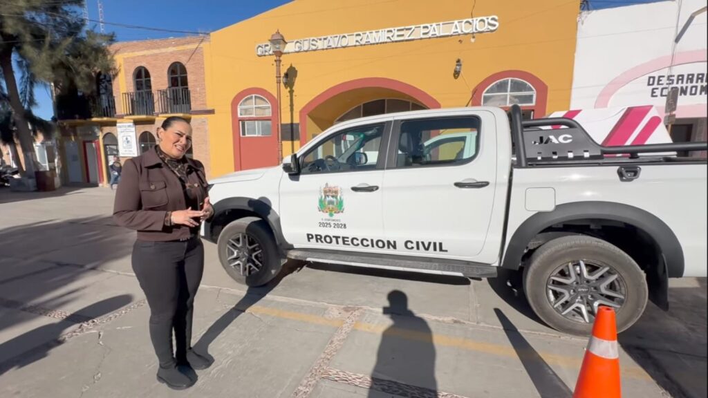Fortalece con Nueva Camioneta a Protección Civil Nombre de Dios