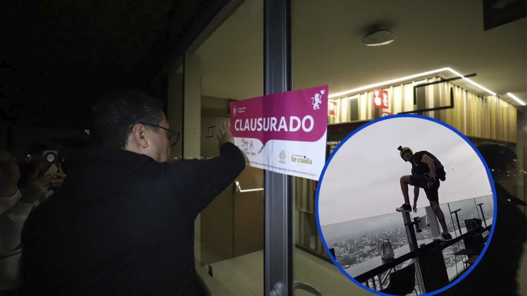 Clausuran terraza del Hotel RIU Guadalajara por fallas de seguridad tras salto en paracaídas