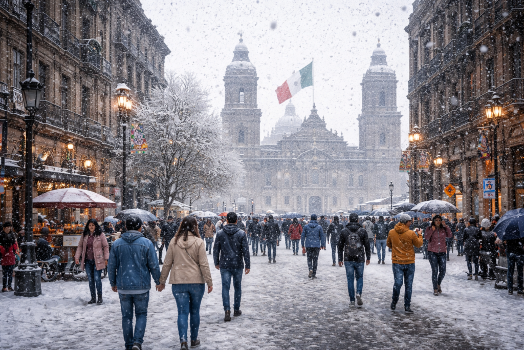 SMN pronostica nieve y lluvias en el norte y centro del país