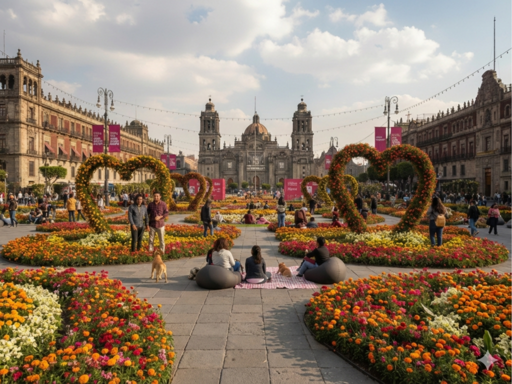El romanticismo florece en la CDMX con el Jardín del Buen Amor