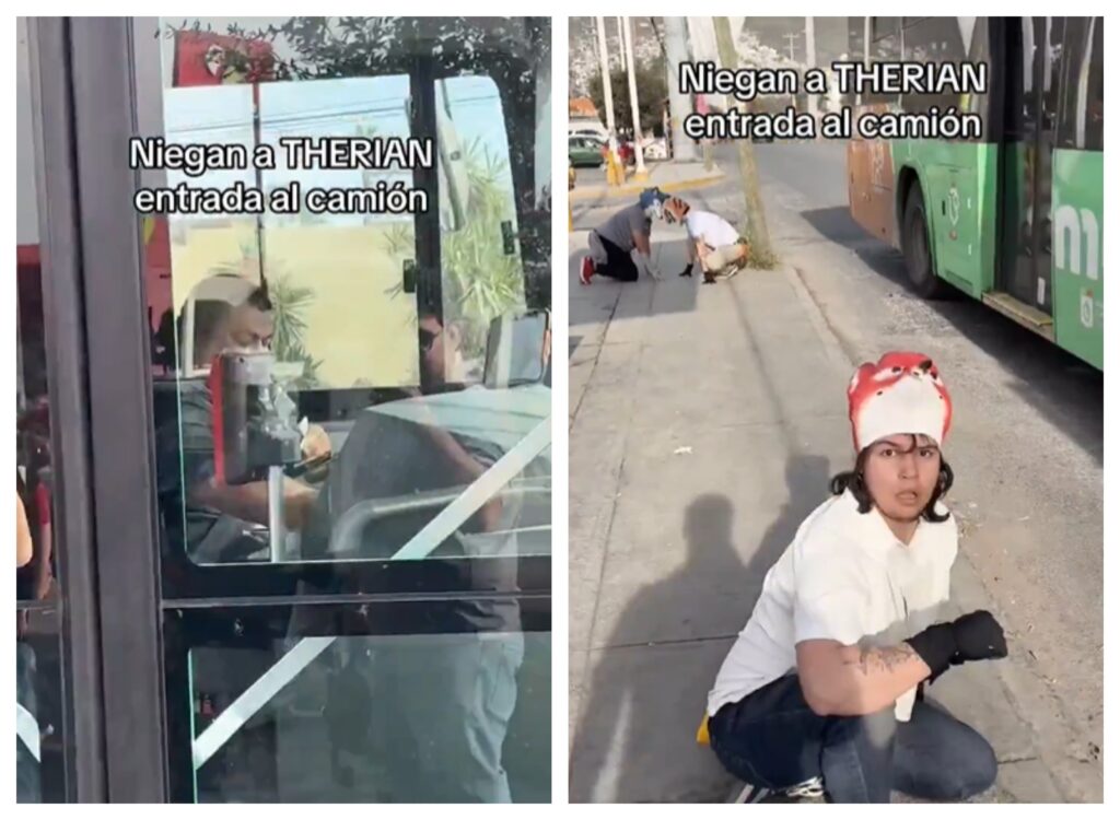 Video: Chofer de camión niega la entrada a un grupo de Therians