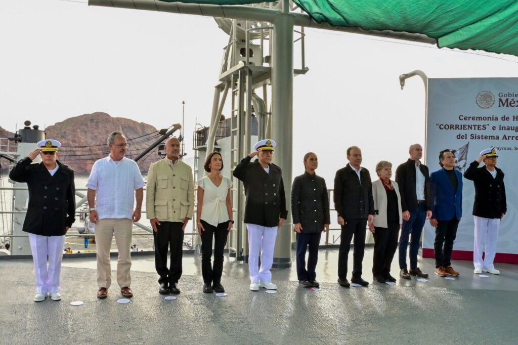 Sheinbaum presenta avances del puerto de Guaymas y reafirma ayuda humanitaria a Cuba