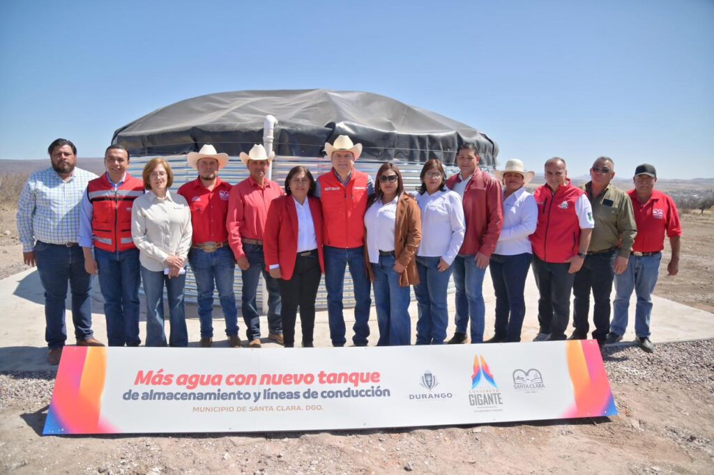 Esteban lleva inversión, agua y seguridad a Durango, Santa Clara y Cuencamé en un solo día