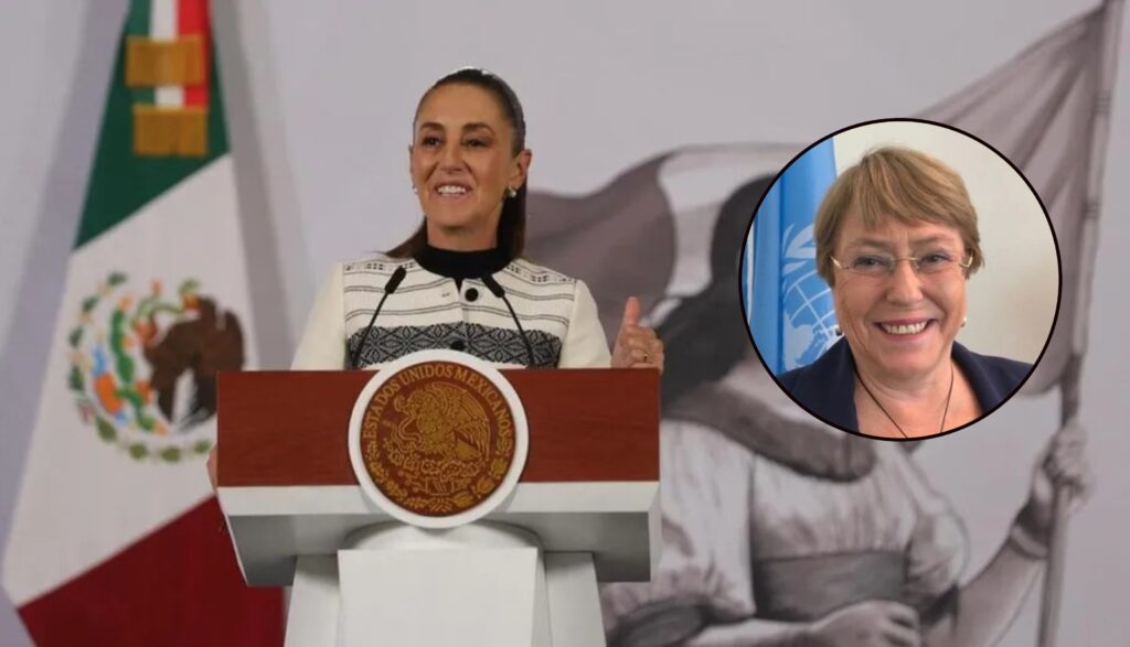 Sheinbaum confirma respaldo a Michelle Bachelet como candidata a la ONU