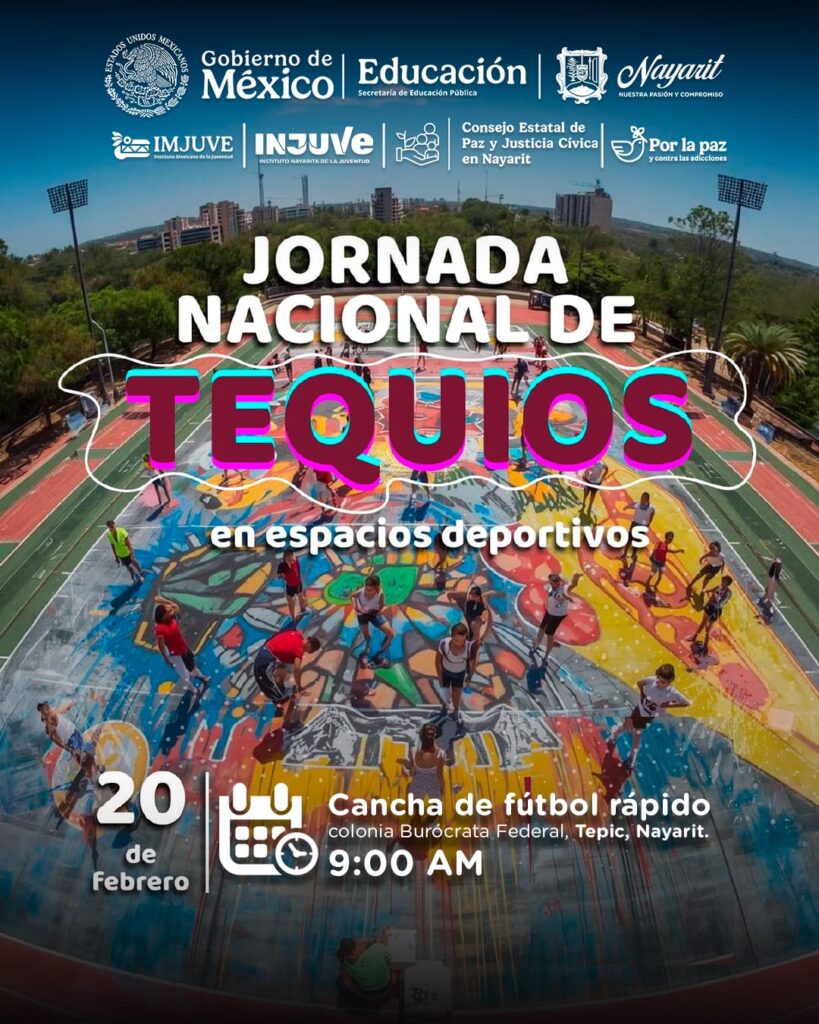 Jornada Nacional Tequios en espacios deportivos