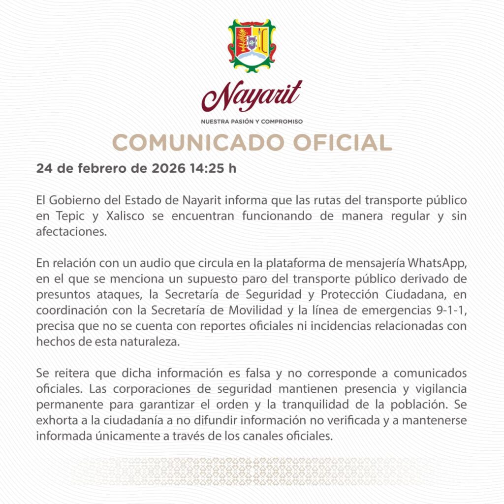 Se regulariza el transporte público en Tepic y Xalisco