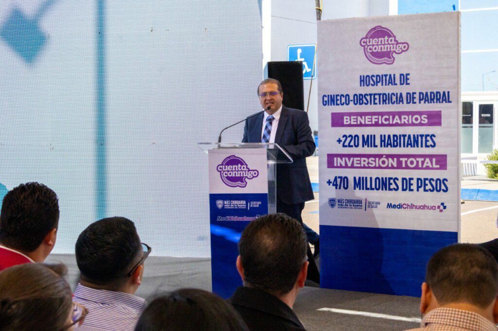 Inversión histórica en salud: Maru Campos inaugura Hospital de Gineco-Obstetricia y consolida a Parral como prioridad estatal