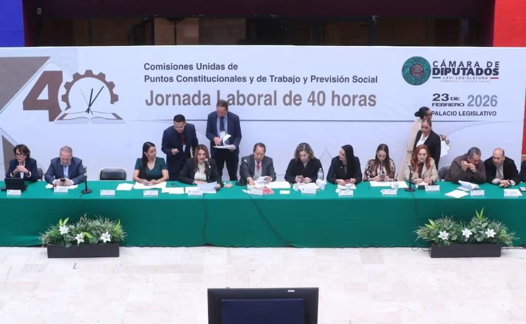 Comisiones de Cámara de Diputados aprueban reforma de jornada laboral de 40 horas