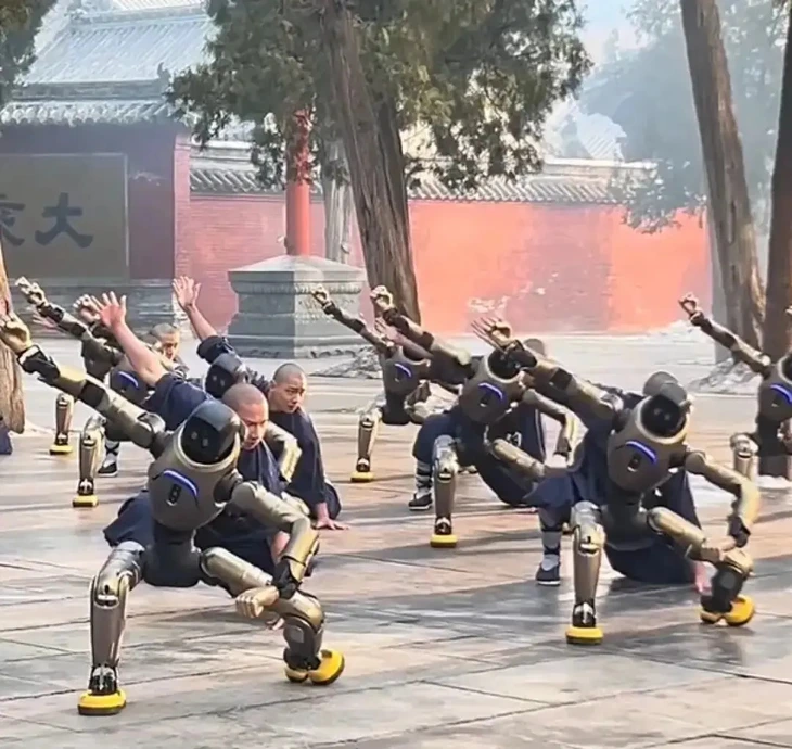 Robots chinos pueden hacer Kung Fu y atacar en conjunto