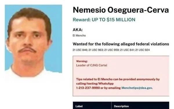 Estados Unidos señalo que «El Mencho» si tenia intereses en Juarez