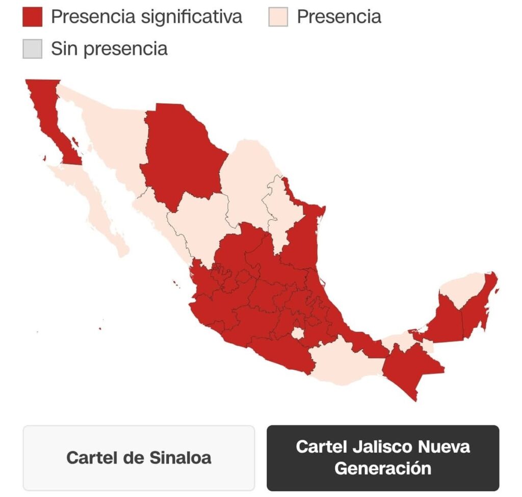 DEA señala presencia del CJNG en Chihuahua