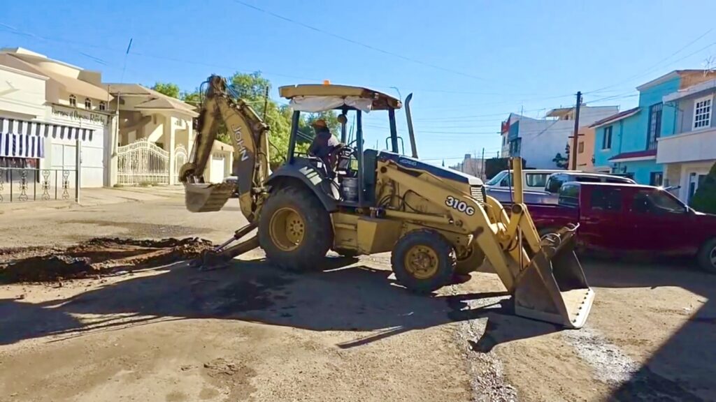 Inician trabajos de reparación en calle Matamoros y avenida Allende
