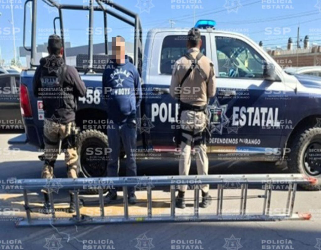 Perdió la libertad por robar una escalera; el operativo Dragón lo arrestó