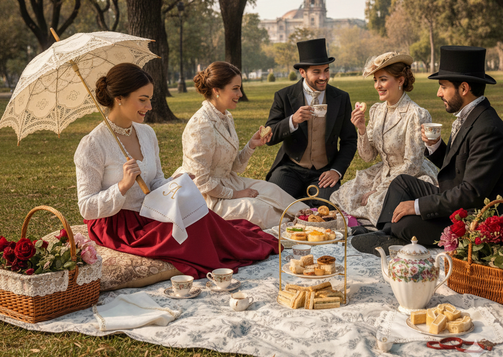 Organizan picnics al estilo ‘Bridgerton’ para celebrar San Valentín