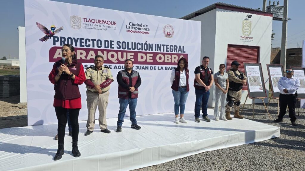 Inicia Tlaquepaque obra para frenar inundaciones en Juan de la Barrera y Ojo de Agua