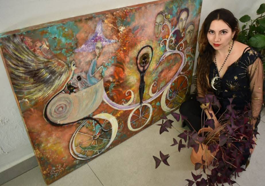 Brianda Zareth transforma sueños en arte con una exposición en la UAM