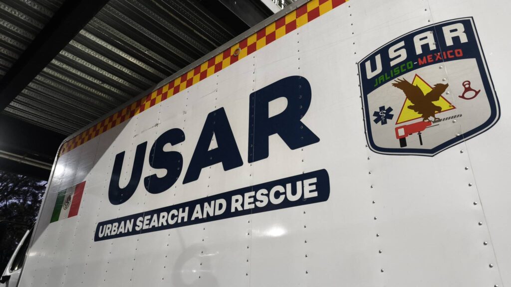 Jalisco envía equipo USAR a Sinaloa para apoyar rescate de mineros atrapados en la mina Santa Fe
