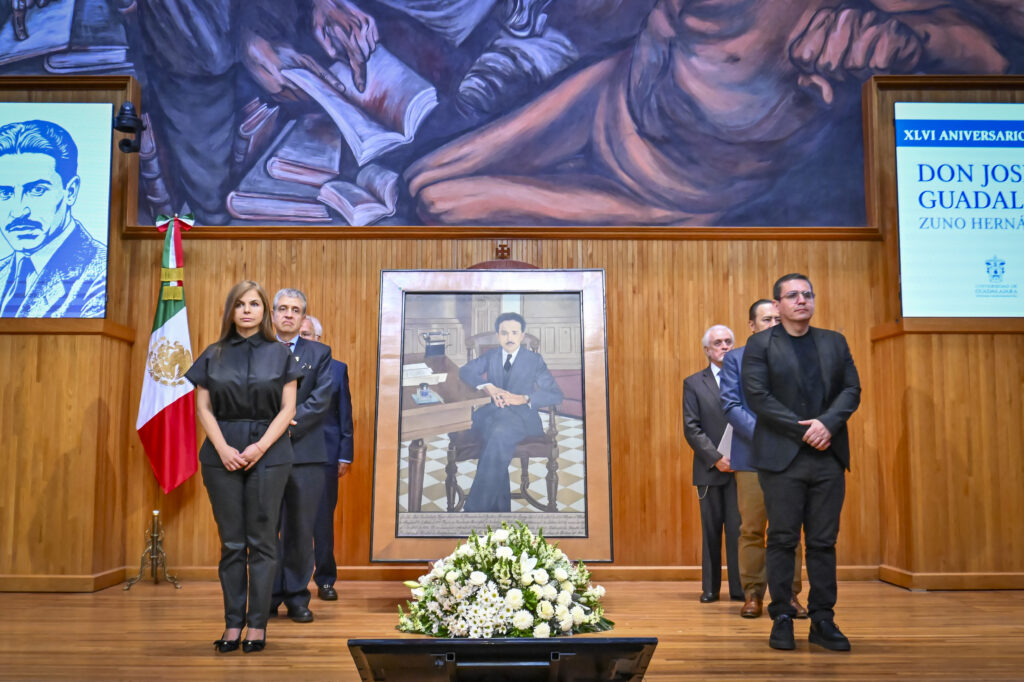 Universidad de Guadalajara conmemora a José Guadalupe Zuno Hernández a 46 años de su fallecimiento