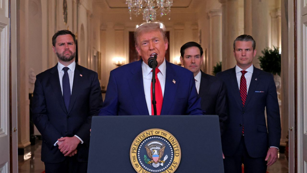 Trump niega vínculo con ataque y amenaza a Irán por Qatar