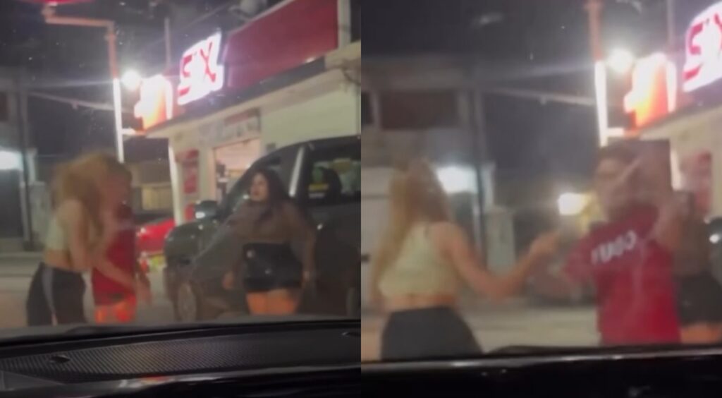 VIDEO: Mujeres se agarran a golpes en plena calle tras descubrir infidelidad