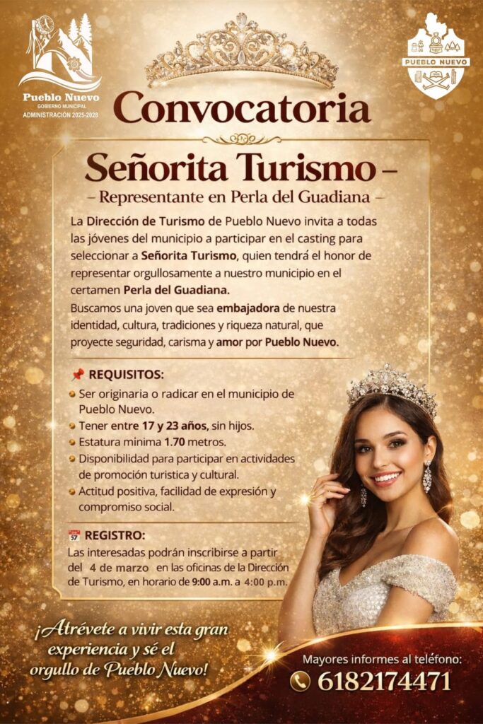 Abren convocatoria para Perla del Guadiana