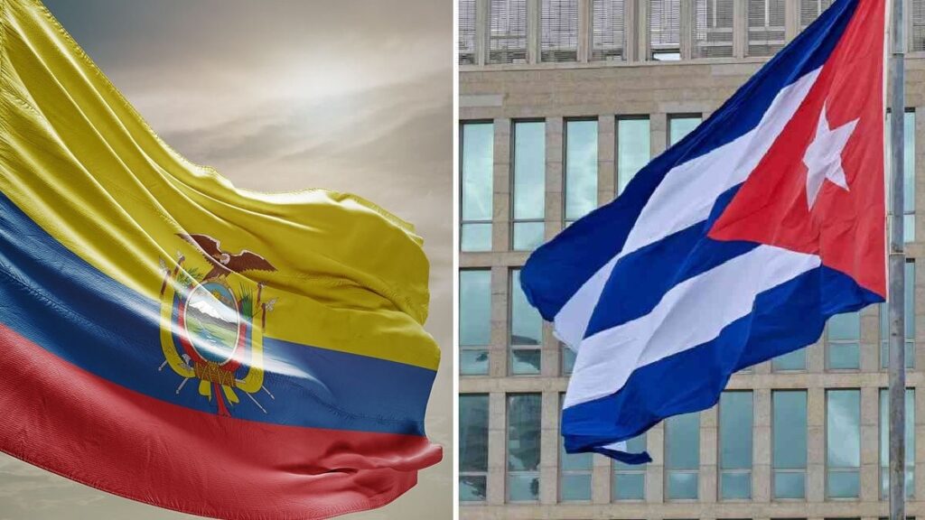 Ecuador expulsa al embajador cubano y ordena salida inmediata de su misión diplomática