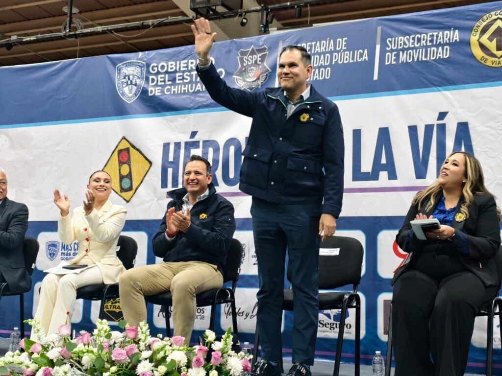 Encabeza Gilberto Loya evento “Héroes la Vía” para mejorar seguridad vial en Chihuahua