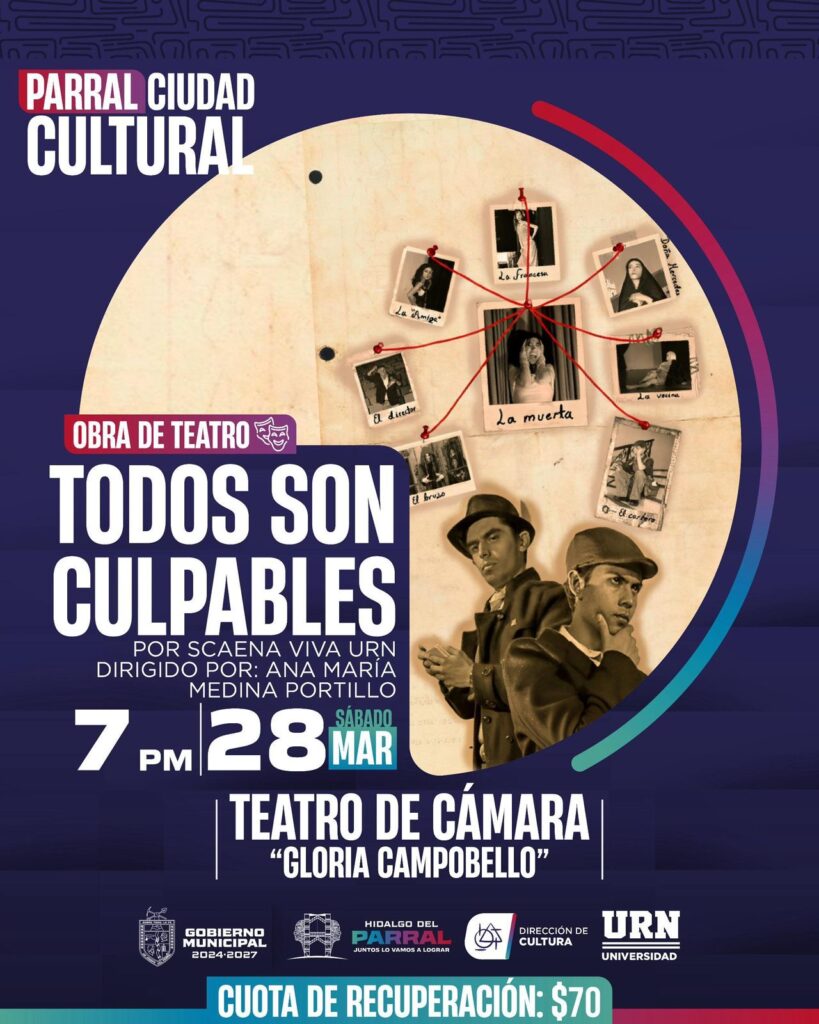 La Dirección de Cultura promueve el teatro local con función gratuita este 28 de marzo