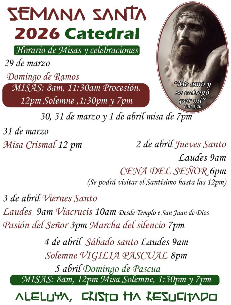Fechas y horarios de Semana Santa 2026 en Parral