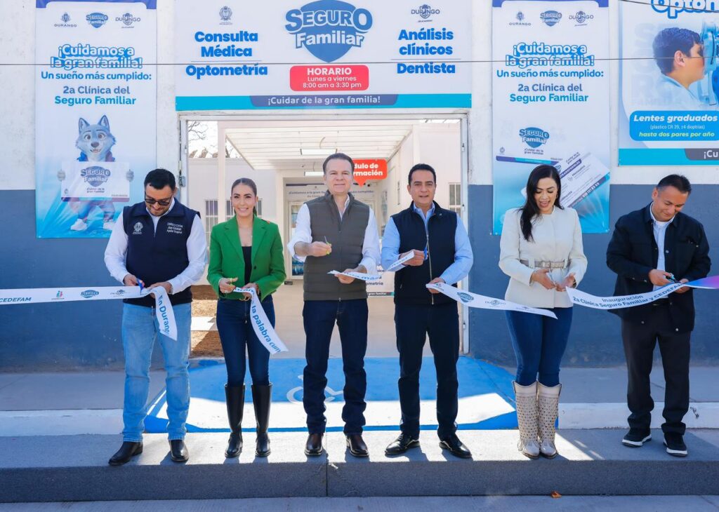 Esteban y Toño abren la 2da Clínica del Seguro Familiar; fortalecen salud y desarrollo social