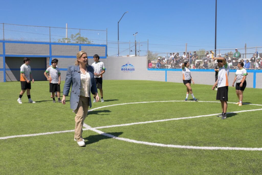 Maru Campos entrega en Rosales obras de infraestructura con inversión superior a los 54 mdp