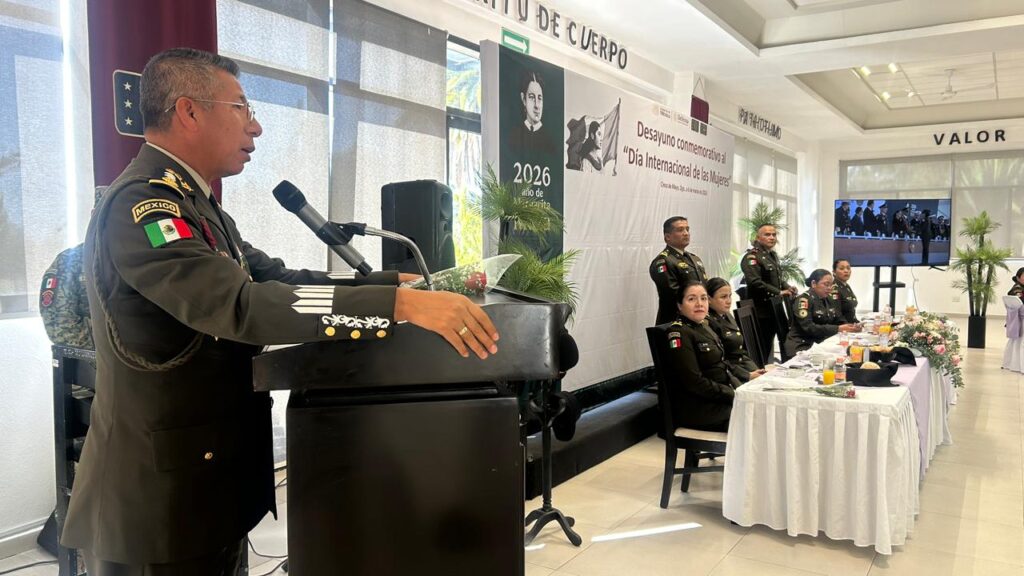 El Ejército Mexicano conmemora en Durango El Día Internacional de la Mujer