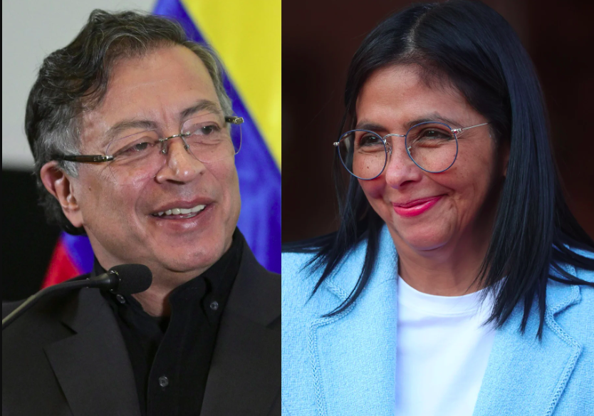 Delcy Rodríguez y Gustavo Petro cancelan su reunión
