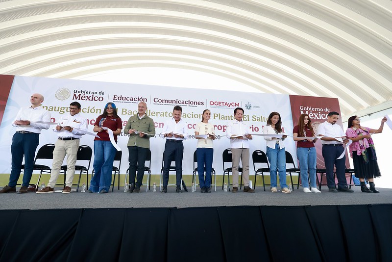 Inauguran nuevo bachillerato tecnológico en El Salto con capacidad para mil estudiantes